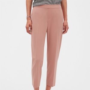 Banana Republic Pink Hayden cropped pull on pants 4